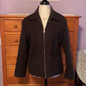 Argee sz S brown wool jacket